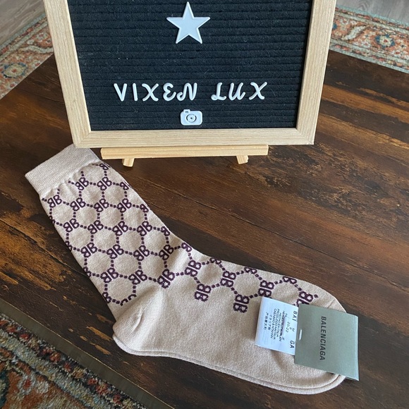 Balenciaga Monogram Socks - Picture 1 of 6